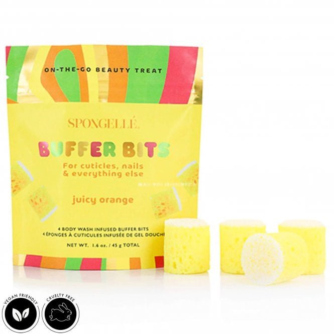 Spongelle PediPOP Buffer Bits - Juicy Orange 45g 