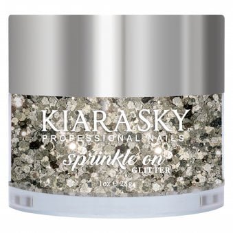 Sprinkle On 3D Nail Glitters - Black Ice 28g (SP201)