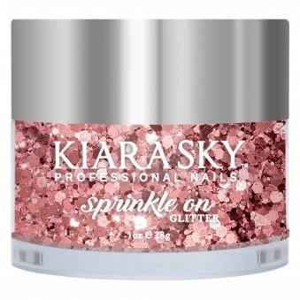 Sprinkle On 3D Nail Glitters - Rose Velvet 28g (SP246)