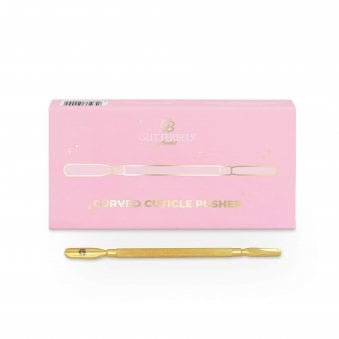 Stainless Steel Curved Cuticle Pusher (ESS053)