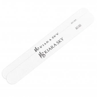 Straight Nail Files - 80/80 grit (pack of 5)