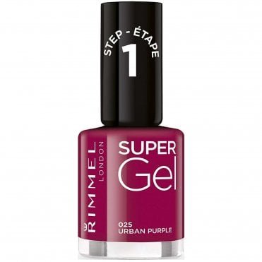 Super Gel Colour Nail Polish - Urban Purple (025) 12ml