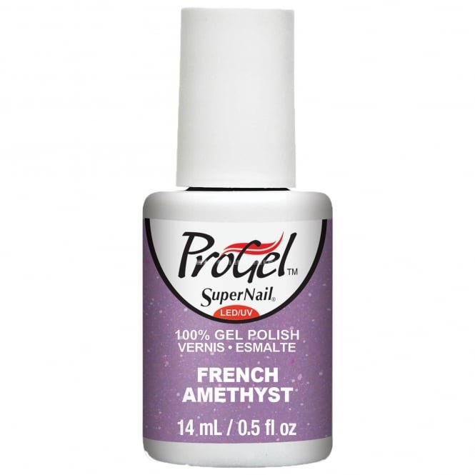 SuperNail ProGel Champs De Lavande Gel Polish Collection- French Amethyst (14ML) (45285)