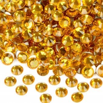 Swarovski Crystals Flat Back Gems Pack Of 200 - Sun