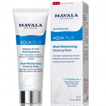 Swiss Skin Solution - Aqua Plus Multi-Moisturizing Sleeping Mask (9052301) 75ml