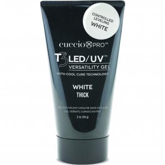 T3 Professional LED/UV Cool Cure Versatility Nail Gel - White Thick 56g (CPGL5026)