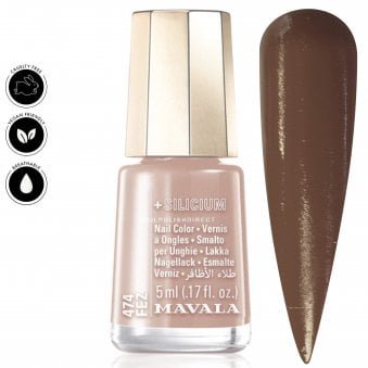 Terra Topia Autumn 2024 Breathable Mini Nail Polish - Fez 5ml (474)