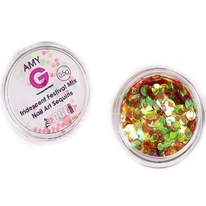 The Edge Nails Amy G - Iridescent Nail Art Sequins - Festival 0.5g (3003073)