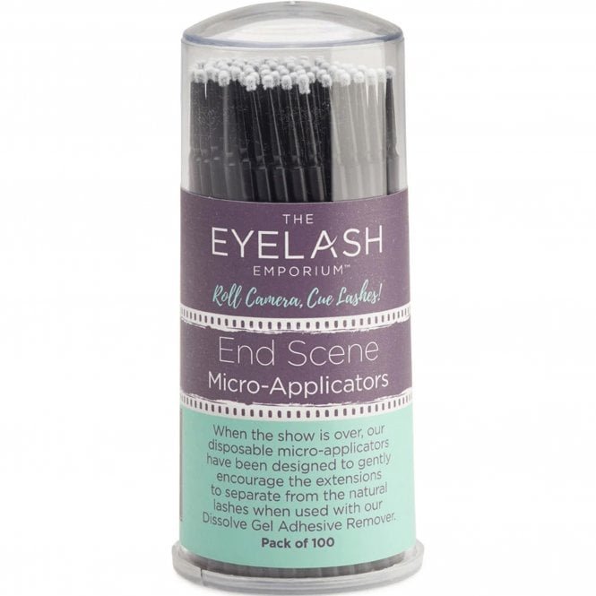 The Eyelash Emporium End Scene - Micro Applicators (Pack Of 100) (MICROBRUSHES)