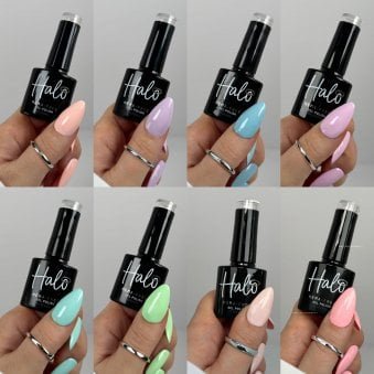 The Garden Party HEMA & TPO Free Gel Polish Set & Free Desk Mat (8 x 8ml)