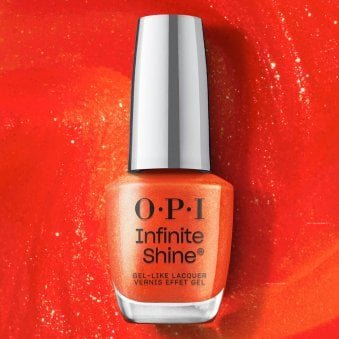 The New OPIcons Spring 2026 Gel-Like Nail Polish Collection - Shock Em Orange 15ml (ISL202)