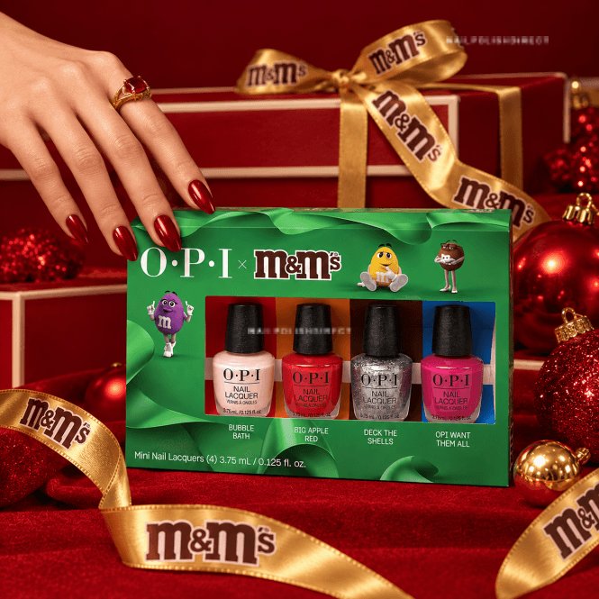 OPI The OPI x M&M's Nail Polish Collection - 4 Piece Mini Set