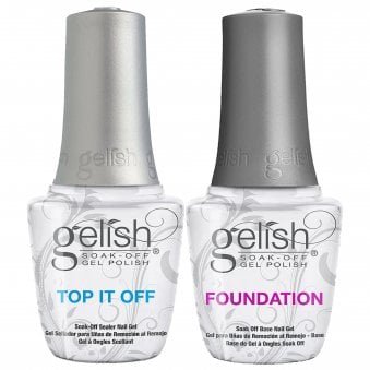 Soak Off Gel Polish - Essential Nails Duo Set - Top It Off & Foundation