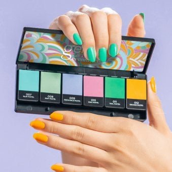 TPO & HEMA-Free Cream 6 Piece Nail Art Gel Palette - Pretty Pastels (1121806)