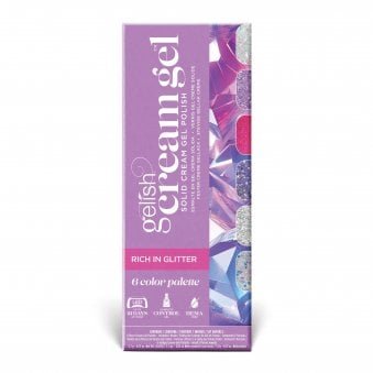 TPO & HEMA-Free Cream 6 Piece Nail Art Gel Palette - Rich In Glitter (1121813)