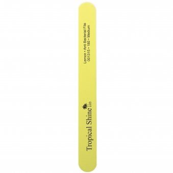 Anti-Bacterial Nail File - Lemon - 180 Grit