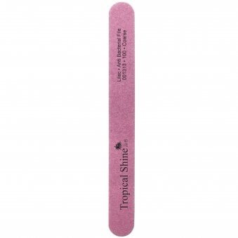 Anti-Bacterial Nail File - Lilac - 100 Grit