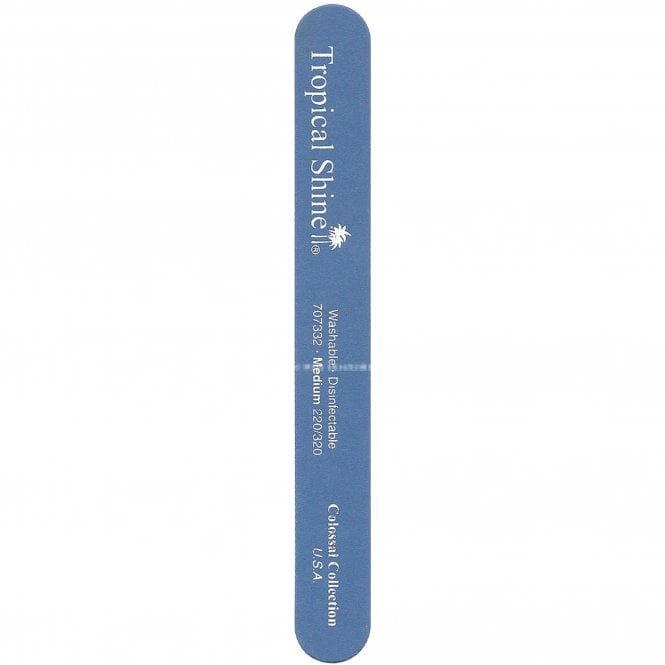 Tropical Shine Colossal Fine/Medium Blue Nail File - 220/320 Grit