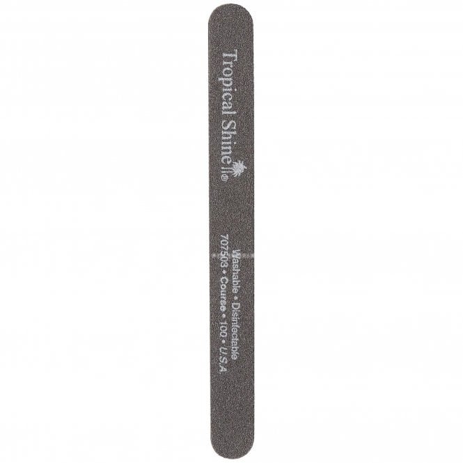 Tropical Shine Colossal Medium/Coarse Black Nail File - 100/180 Grit