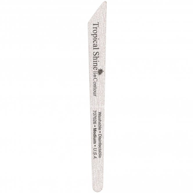 Tropical Shine Contour Zebra Long Lasting Nail File - 180 Grit