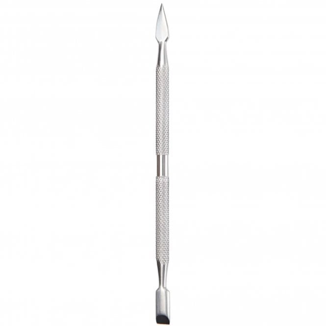Tropical Shine Dual-Ended Steel Chrome Cuticle Pusher