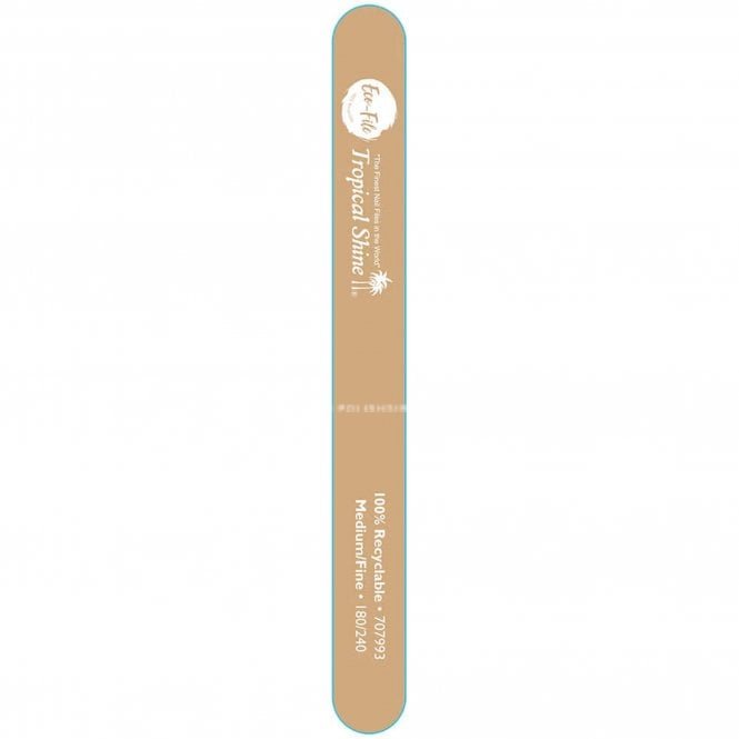 Tropical Shine Eco-File Fine/Medium Grit Nail File - 180/240 Grit