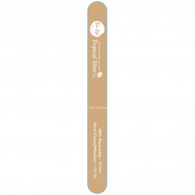 Tropical Shine Eco-File Medium/Semi-Coarse Grit Nail File - 150/180 Grit