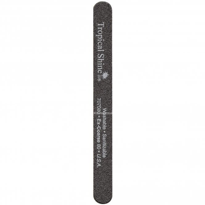 Tropical Shine Extra Coarse Black Nail File - 80 Grit