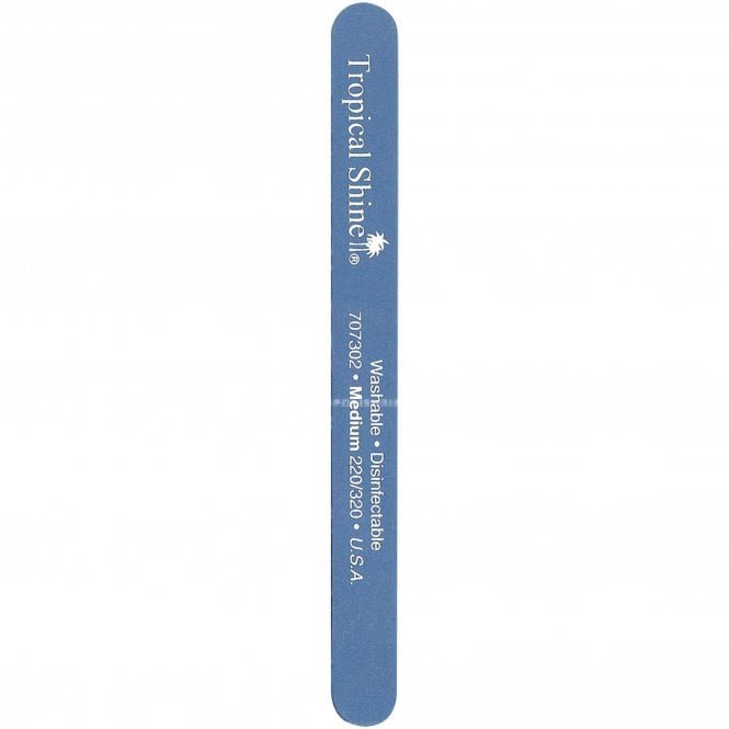 Tropical Shine Fine/Medium Blue Nail File - 220/320 Grit