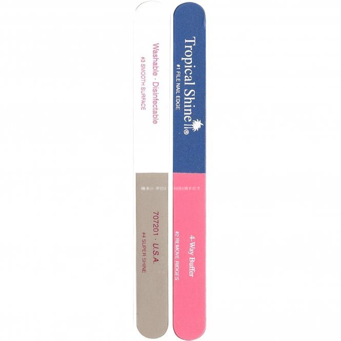 Tropical Shine Large 4-Way Buffer File - File, Shape, Smooth & Shine