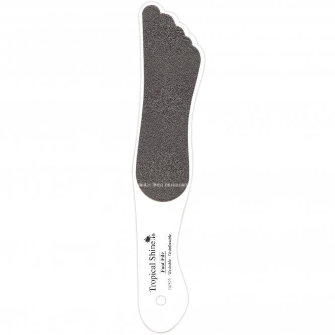 Tropical Shine Large Medium/Coarse Black Foot File - 100/180 Grit