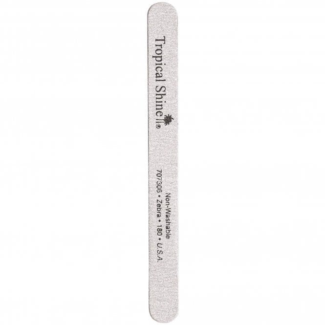 Tropical Shine Medium Zebra Nail File - 180 Grit