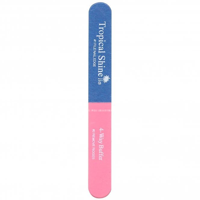 Tropical Shine Small 4-Way Buffer File - File, Shape, Smooth & Shine