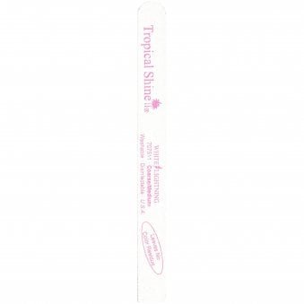 White Lightening Medium/Coarse Grit Square Nail File - 100/180 Grit