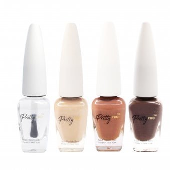 Vegan-Friendly Nail Polish Set - Bare-ly Nude (3 x 8ml)