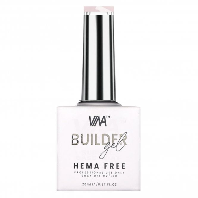 Vina  Brush On Builder Gel Hema & TPO Free - Pink #1 - 20ml (VBGPINK20)