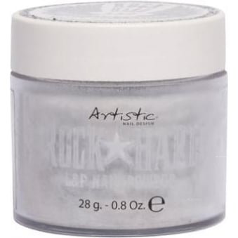 VIP Polymer Nail Powders - VIP Silver Starlet 28g (02390)