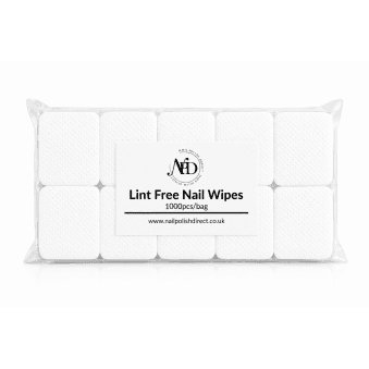 White Lint Free Nail Wipes (1000 Pieces)