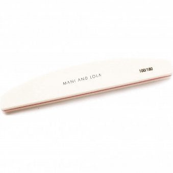 White Polar Foamie Bridge Nail File 100/180