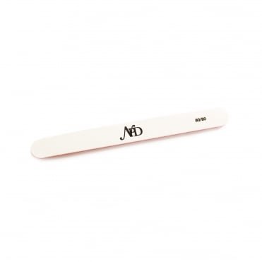 White Polar Professional Straight Nail File 80/80