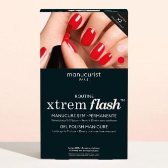 Xtrem Flash Routine Gel Polish Manicure Kit - Hortencia & Poppy Red