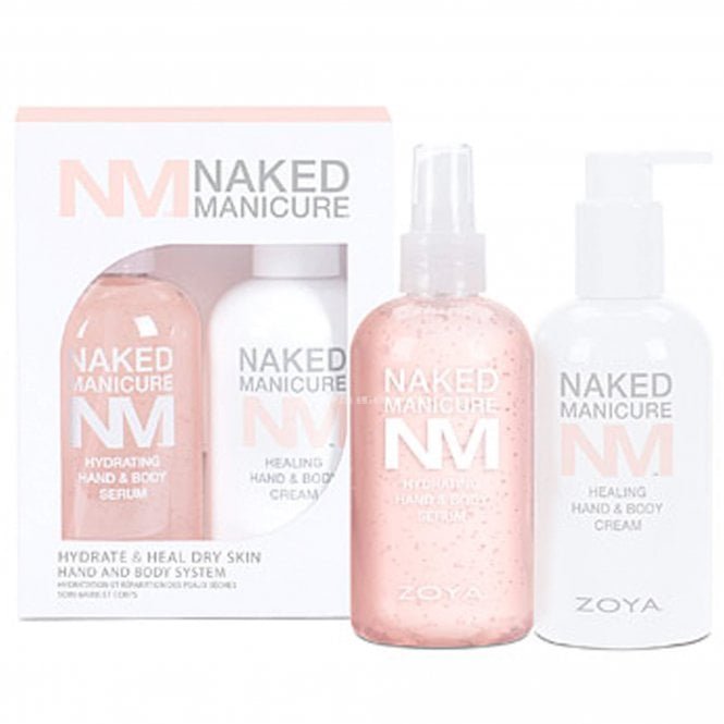 Zoya Hydrate & Heal Dry Skin Pro Kit - Naked Manicure Hand & Body System Kit (2 x 241g)(ZTNMHH0P)