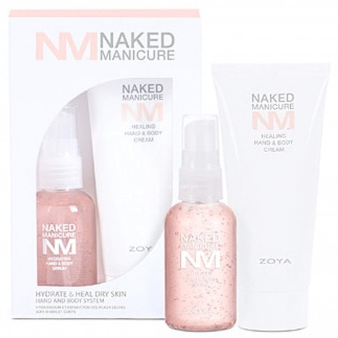 Zoya Hydrate & Heal Dry Skin Retail Kit - Naked Manicure Hand & Body System Kit (1 x 57g, 1 x 85ml)(ZTNMHH01)