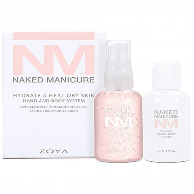 Zoya Hydrate & Heal Dry Skin Trial Kit - Naked Manicure Hand & Body System Kit (ZTNMHH0R)