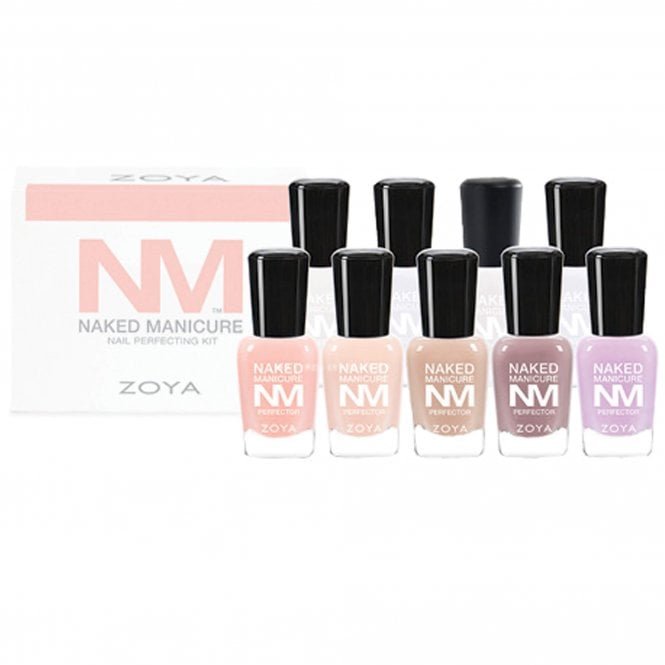 Zoya Naked Manicure Complete Mini Pro Kit - Mini Vegan Nail Polish Kit (9 x 7.5ml)(ZPNMPROKIT0R)