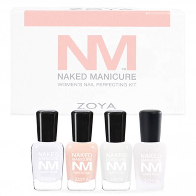Zoya Women's Starter Kit - Naked Manicure Vegan Nail Polish Kit (3 x 15ml)(ZPNMWOMEN01)